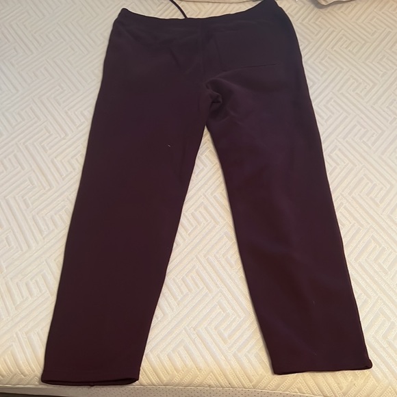 NWT burgundy Express sweatpants - Picture 2 of 3